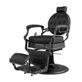 Heavy Industry Barber Shop Vintage Barber Chair, Hairdresser Reclining Salon Chair, Hydraulic Multi-function Barber Shop Beauty Spa Shampoo Hairdressing Equipment with Adjustable Headrest