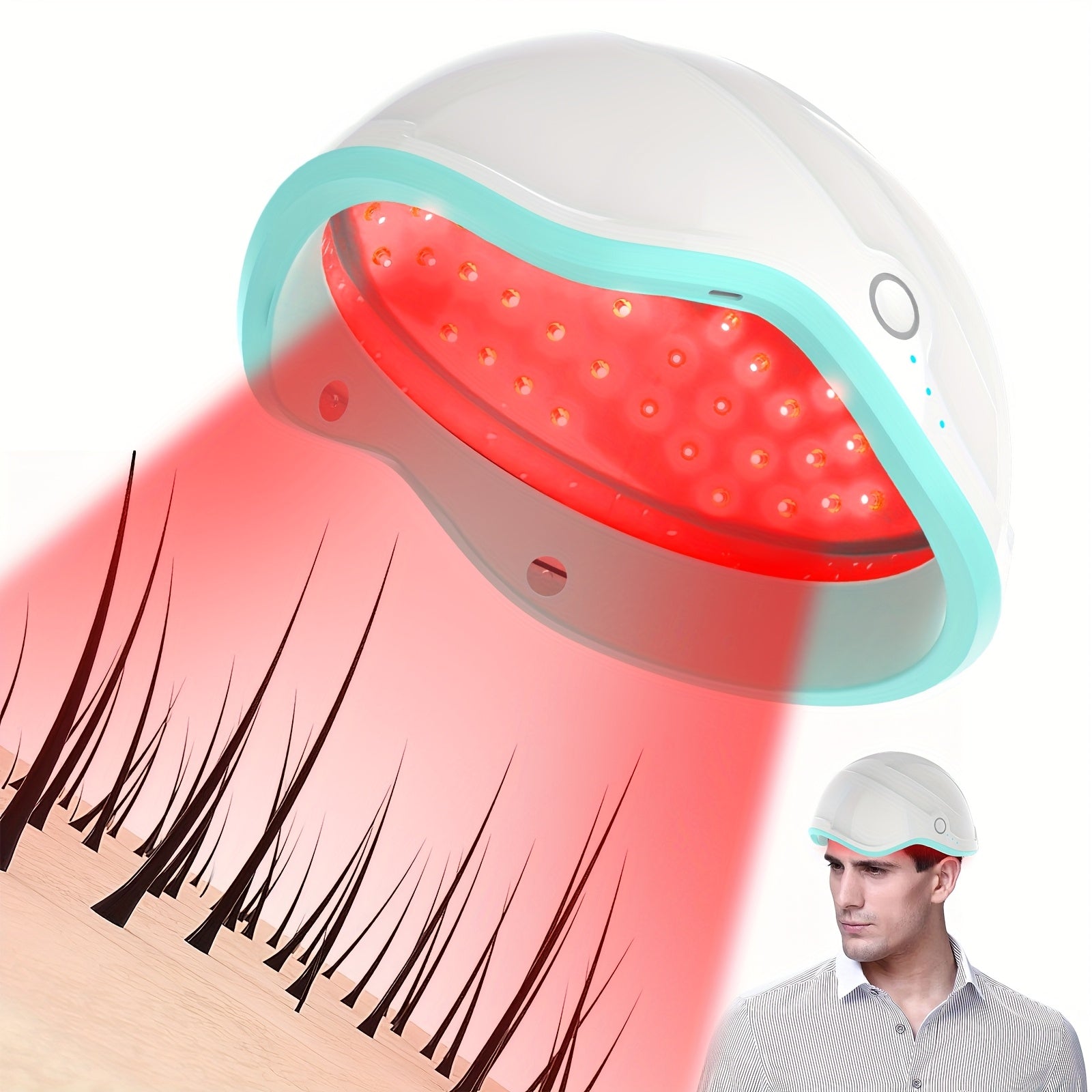 Hair Growth Device, Red Light Therapy, KTS, FDA Cleared