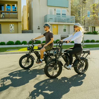 Electric Bike, Dual Battery V8 Max E-Bike - 100km Range & 19mph Speed, 500W Adults Electric Bicycle for City Commuting & Trail Ridin, Electric Bike for Adults, Ebikes for Adults, E Bike, Ebike