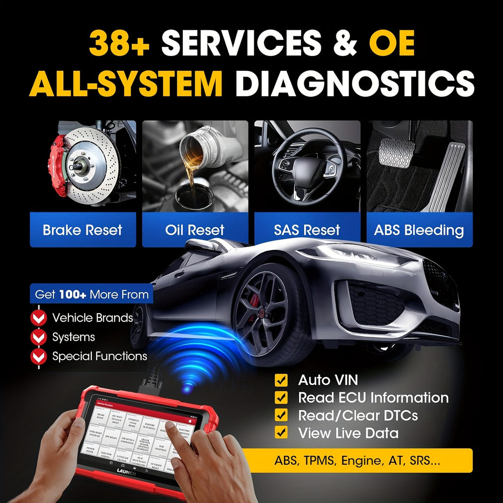 LAUNCH X431 PROS Elite 2025 New Bidirectional Scan Tool, 38+ Services, ECU Coding, All-In-One Full System Diagnostic Scanner, Support CANFD & Doip, FCA Autoauth, V.A.G Guided, 2 Years Free Update, Without Battery