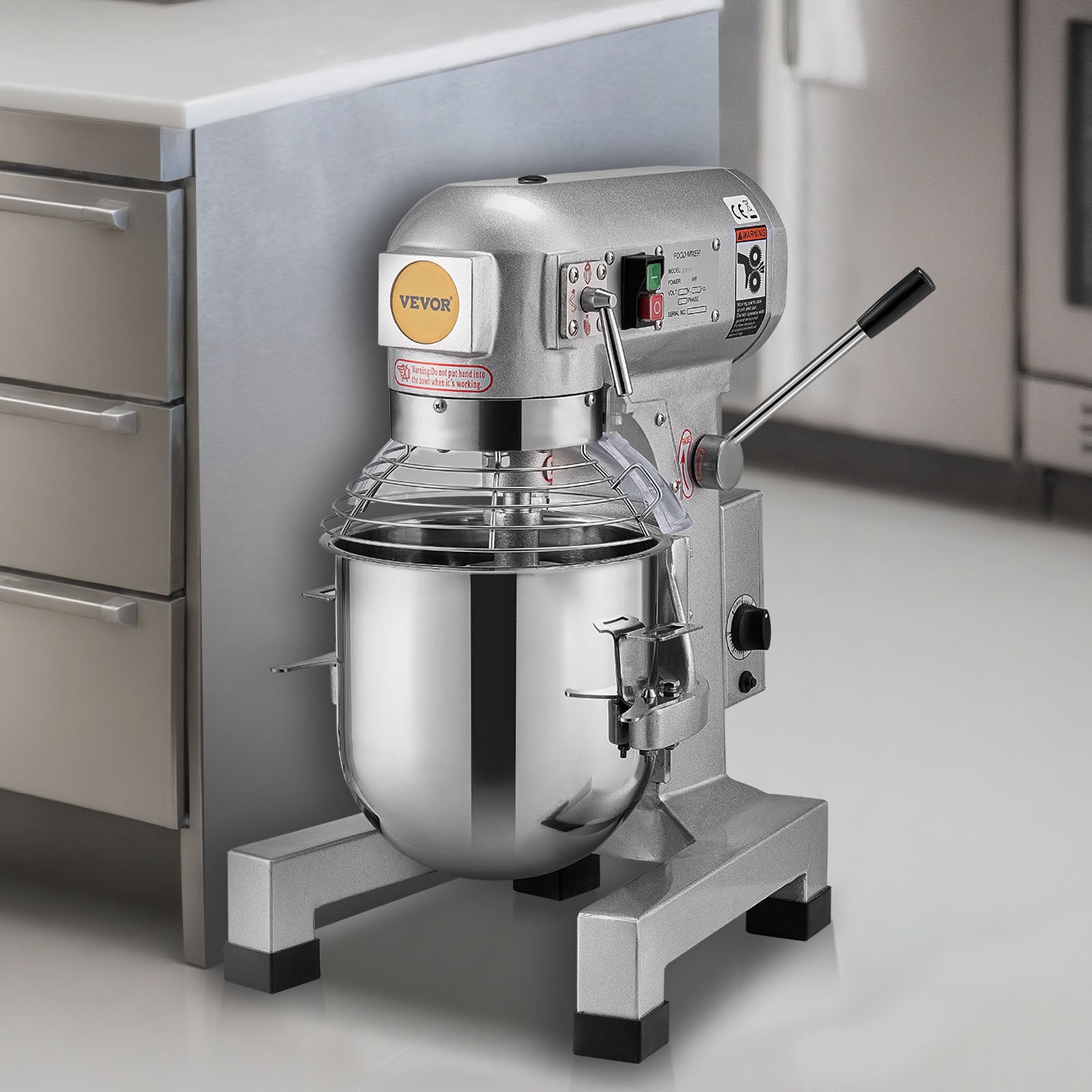 Commercial Food Mixer 10L / 18.7L / 28.5L 3-Speed Stand Dough Mixer 550W / 1100W for Restaurant