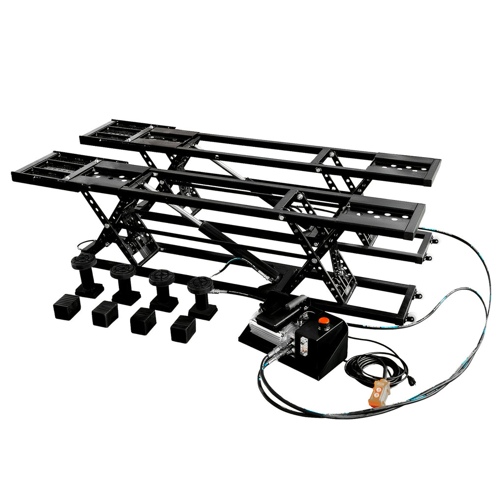 Portable Car Lift, Capable Of Lifting 7000 LBS/5000 LBS Quick Jack With A Maximum Height Of 28", Car Lifts For Home Garage And Shop, Black