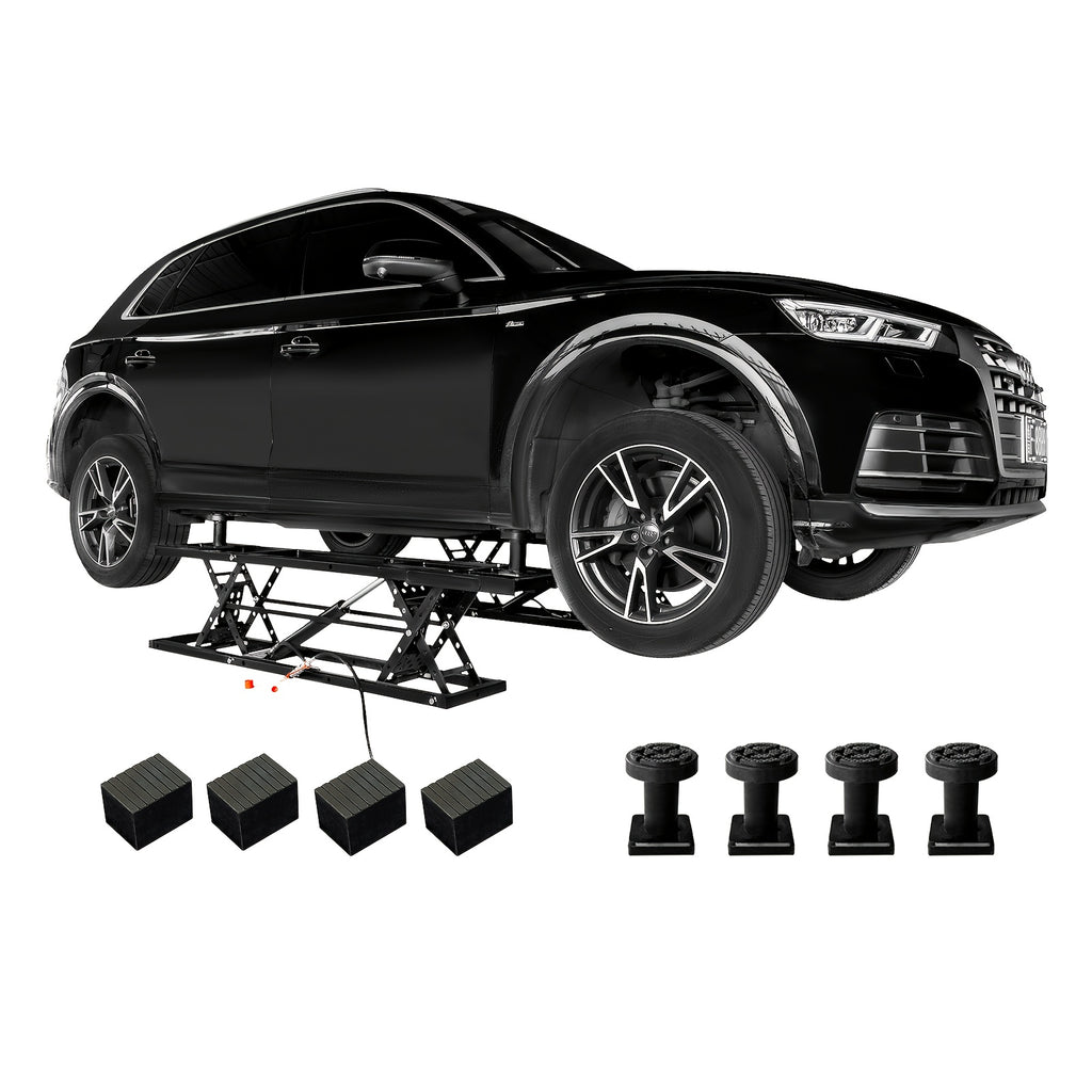 Portable Car Lift, Capable Of Lifting 7000 LBS/5000 LBS Quick Jack With A Maximum Height Of 28", Car Lifts For Home Garage And Shop, Black