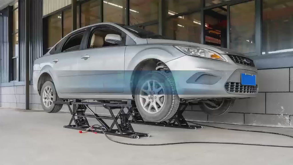 Portable Car Lift, Capable Of Lifting 7000 LBS/5000 LBS Quick Jack With A Maximum Height Of 28", Car Lifts For Home Garage And Shop, Black